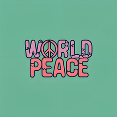 illustration of the World Peace Day 