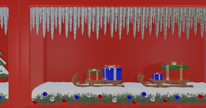 Roter Adventskalender T&uuml;r Nr. 12