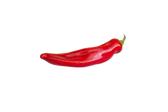 un Pimiento rojo aislado