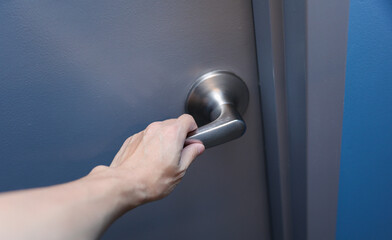 Door handles symbolize both access and privacy, bridging the threshold between worlds. These...