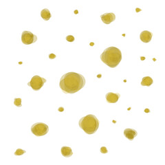 Abstract gold splatter