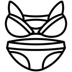 Underwear icons, are often used in design, websites, or applications, banner, flyer to convey specific concepts related to fashion 