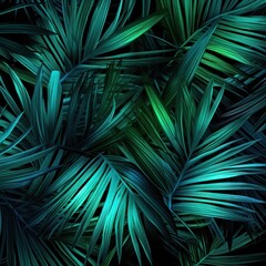 Fototapeta premium Green leaves natural texture
