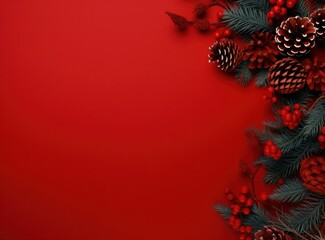 Red Christmas background