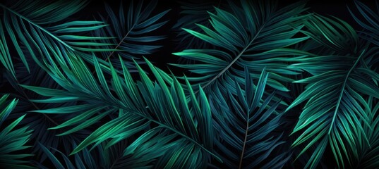 Green leaves natural texture