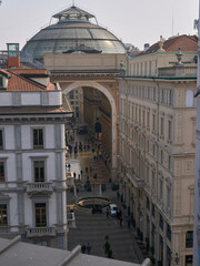 View from the center of the ancient Milano