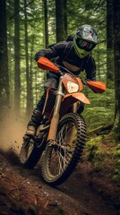 person riding a motorcycle