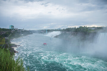 Beautiful view of Niagara Falls in Canada