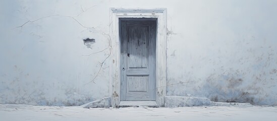 Door that is white.