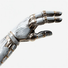 Fototapeta premium Robot Hand on Transparant Background