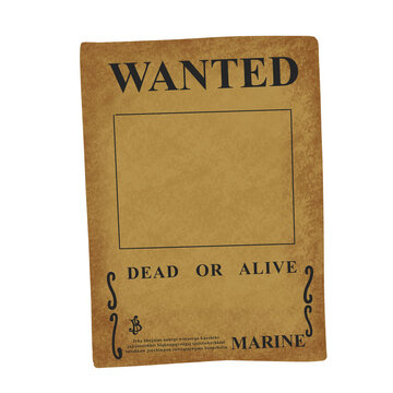 Bounty wanted poster illustration 