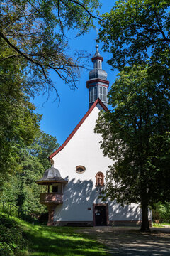 The mountain chapel on the Kapellenberg in Hofheim am Taunus, Germany