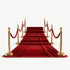Red Carpet on Transparent Background