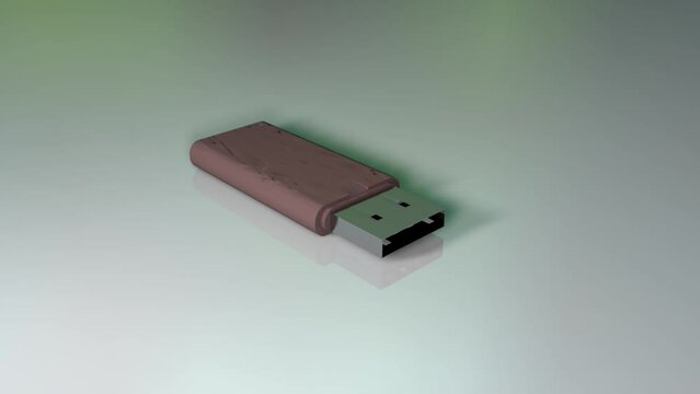 Usb pen is falling on the floor