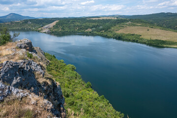Summer view of Pchelina Reservoir, Bulgaria