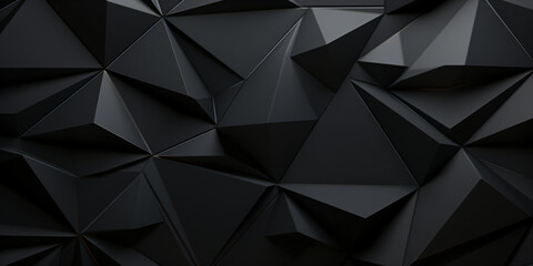 Fototapeta premium Abstract dark modern background with triangles