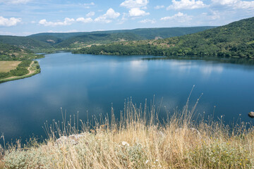 Summer view of Pchelina Reservoir, Bulgaria