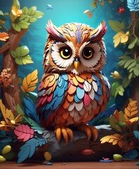 owl on a branch