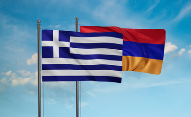 Armenia and Greece flag