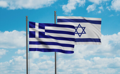 Israel and Greece flag