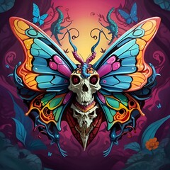 background with butterfly