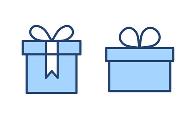 Gift icon vector. gift sign and symbol. birthday gift