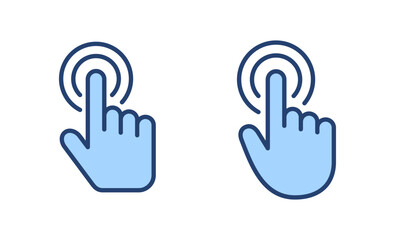 Obraz premium Hand cursor icon vector. cursor sign and symbol. hand cursor icon clik