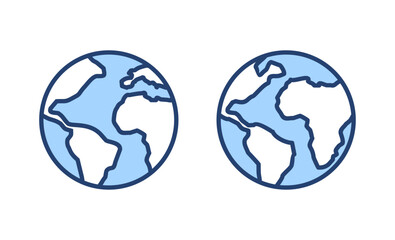 World map vector. Worldmap sign and symbol. Globe icon