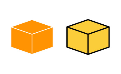 Box icon set for web and mobile app. box sign and symbol, parcel, package