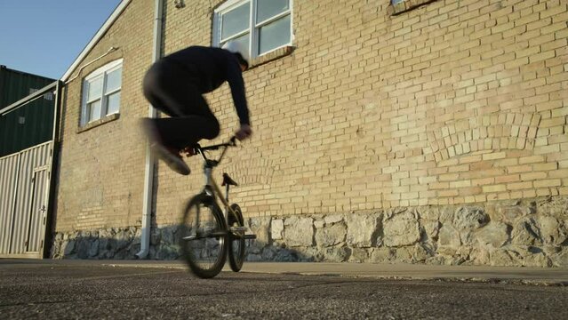 Bike Parkour Handlebar Trick Fail