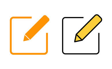 Edit icon set for web and mobile app. edit document sign and symbol. edit text icon. pencil. sign up
