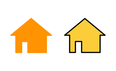 Fototapeta premium House icon set for web and mobile app. Home sign and symbol