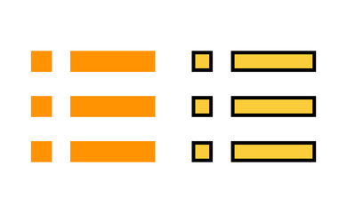 Fototapeta premium Menu Icon set for web and mobile app. web menu sign and symbol. hamburger menu symbol