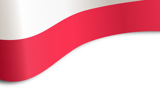 Polska flaga. Tło do projekt&oacute;w z symbolem Polski - flagą w bieli i czerwieni. 11 listopada - Dzień niepodległości, 3 maja - Święto Konstytucji.