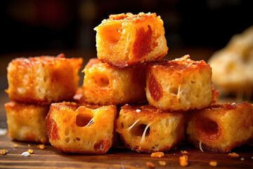 Irresistible Fusion: Mac & Cheese Pizza Bites for Ultimate Comfort Food Bliss