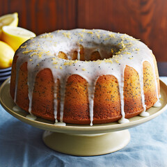 Irresistible Meyer Lemon Poppy Seed Cake: A Fusion of Zesty Flavors