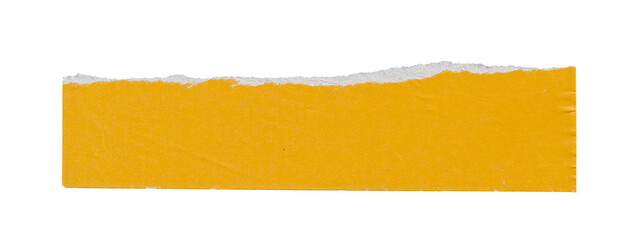 yellow torn paper edge element - obrazy, fototapety, plakaty