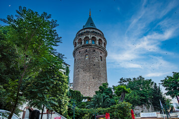 Fototapeta na wymiar Galata tower in the Istanbul