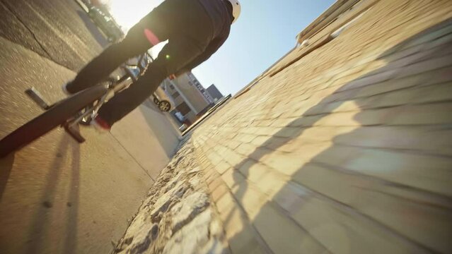 Bike Parkour Wall Kick and Fail