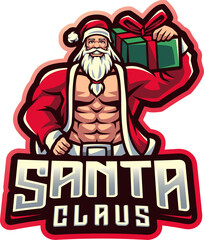 Santa esport mascot © JAMEN 