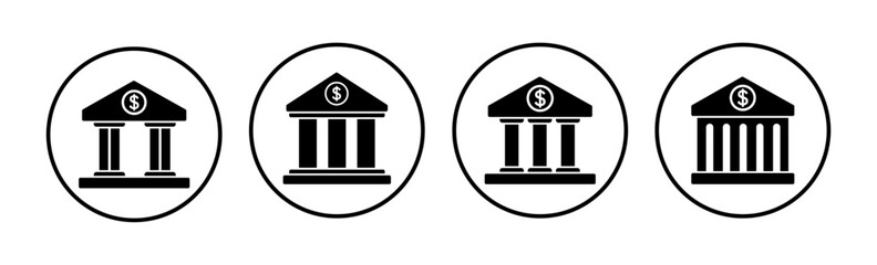 Bank icon vector. bank icon symbol