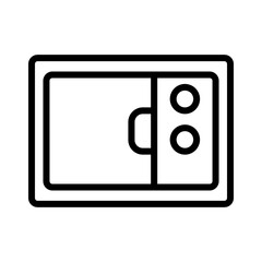 Kitchenware Microwave Tool Outline Icon