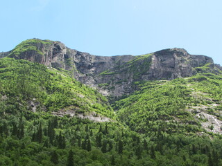 Fototapeta premium Acropole des Draveurs, Charlevoix