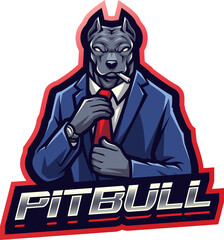 Pitbull boss esport Mascot