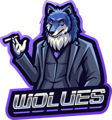 Wolves boss esport Mascot