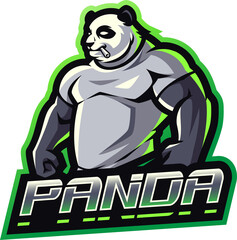 Panda fighter esport mascot