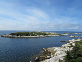 Paysage côtier de la Nouvelle Écosse.
