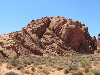 Fototapeta premium Paysage de la vallée de feu.