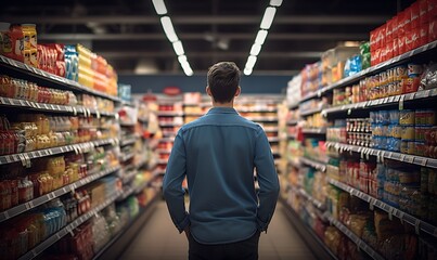 Evaluating products at a grocery store based on nutrition, price, and ingredients to exhibit informed consumer behavior