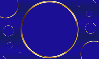luxury blue circle background